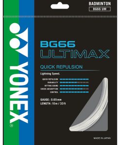 Yonex BG66 Ultimax 0.65mm Badminton Set