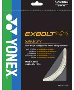 Yonex Exbolt 68 0.68mm Badminton Set