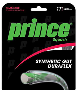 Prince Syn Gut w/Duraflex 1.25 17 Squash String set
