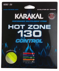 Karakal Hot Zone Control (braided) 1.30 16 Racketball String set